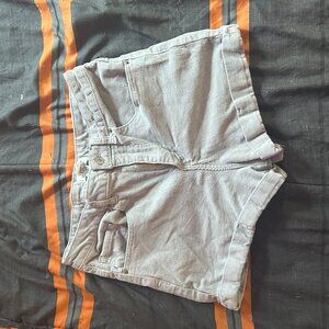 Grey corduroy shorts